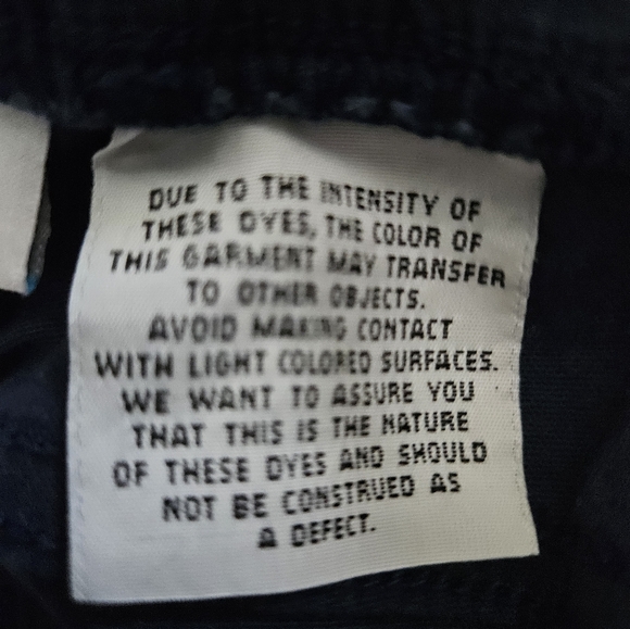 NWOT - Denim & Co Cotton Stretch w Waist Stretch Navy Play Pants - Size TL - Picture 6 of 7